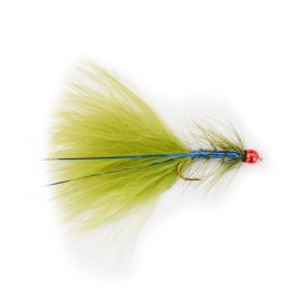 BEADHEAD ORANGE HOTHEAD BLUE FLASH DAMSEL