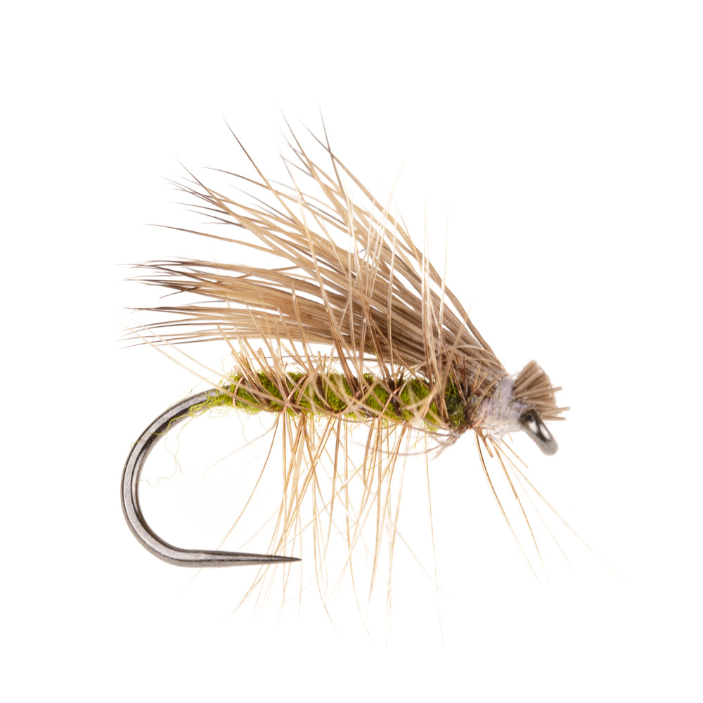 ELK HAIR OLIVE BARBLESS