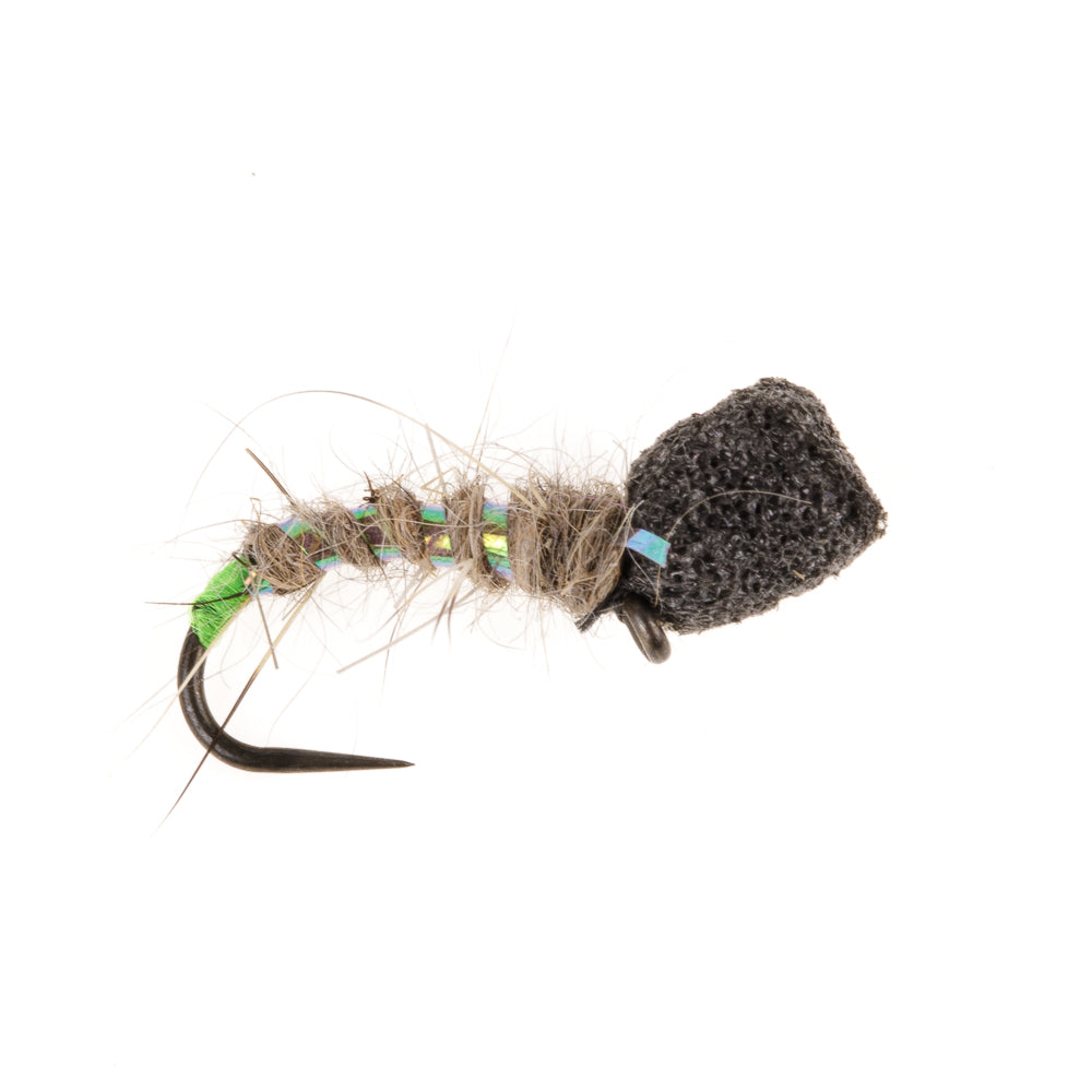 HARES EAR TOP HAT FOAM EMERGER BARBLESS