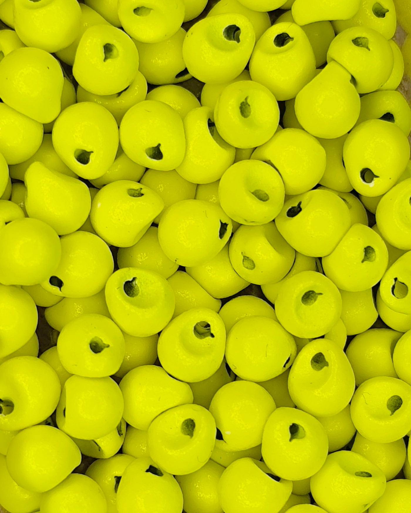 TUNGSTEN OFF BEADS - FLU GLOW CHARTREUSE