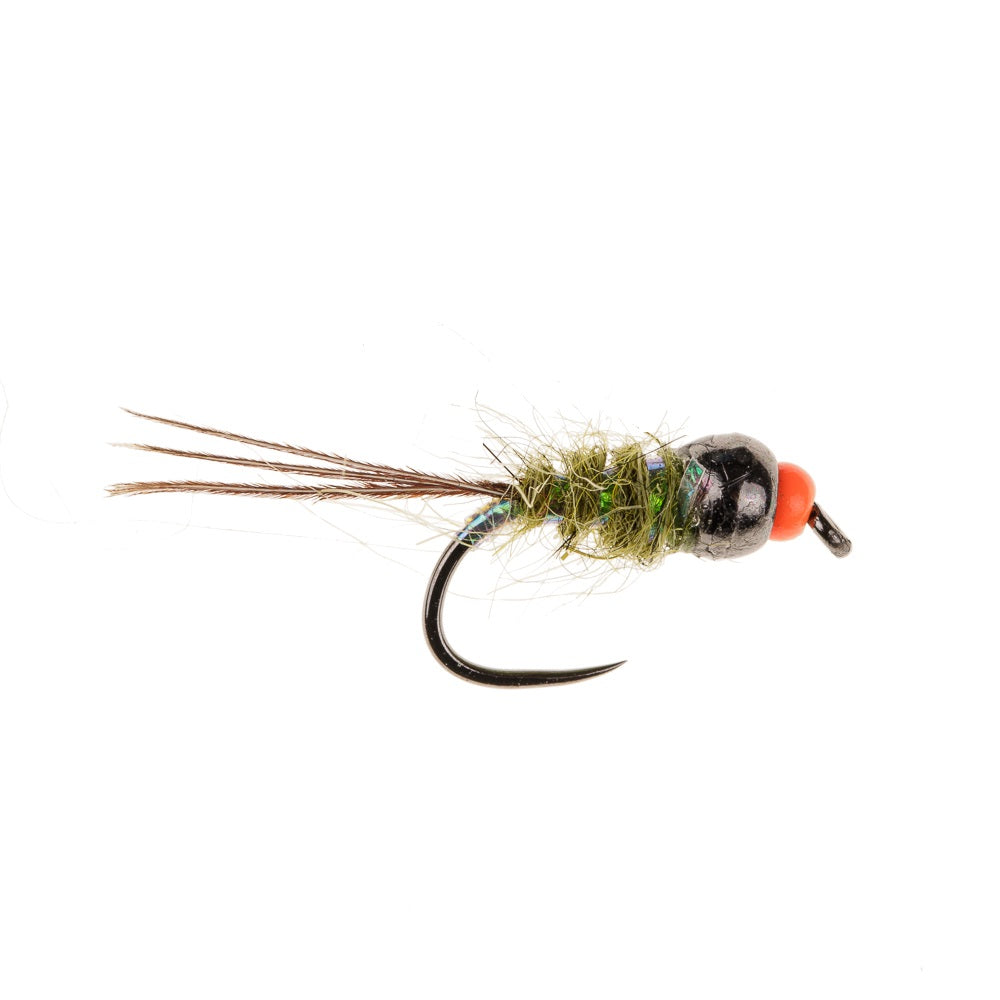 HVY TUNGSTEN DOUBLE UP OLIVE BARBLESS