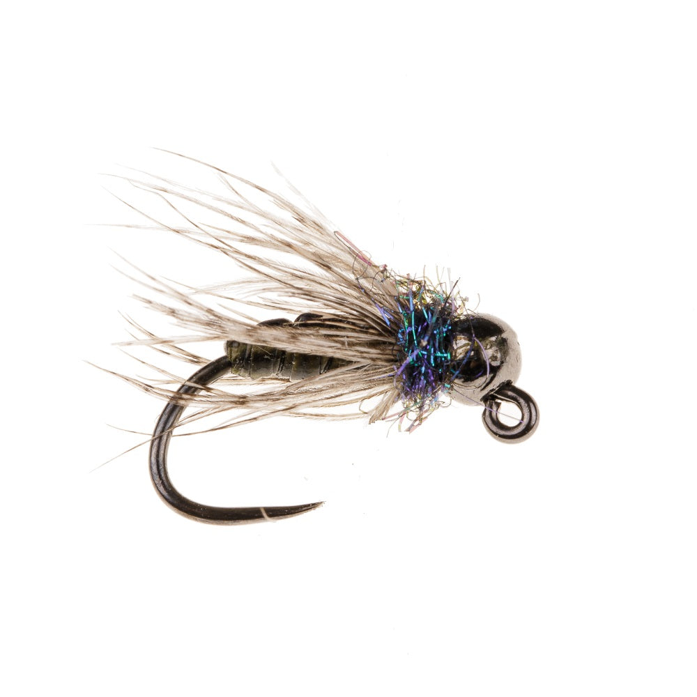 TUNGSTEN OLIVE BLACK JIG BARBLESS